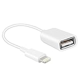 OOKKOO USB Adapter,USB Female OTG Adapter Cable Connect Kit for Ipad 4 Ipad Air Ipad Mini 5s 6 6s(White)