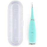 Uniharpa Household Electric Tartar Calculus Remover Tartar Scraper for Fighting Tartar Tooth Stains Teeth Cleaning (Blue)