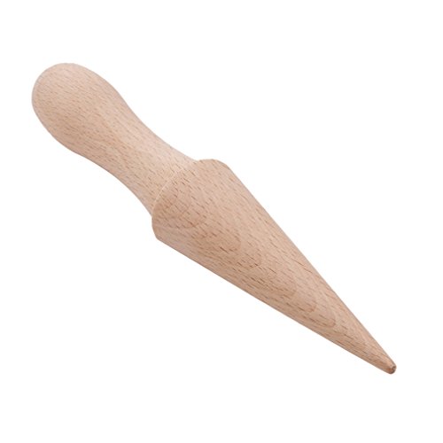LALANG Wooden Cone Shape Ice Cream Mold Ice Lolly Maker Frozen Mould Popsicle Tray