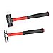 Hampous 4-Piece Hammer Set With Fiberglass Handle(16 oz Ball Pein Hammer, 24oz Ball Pein Hammer,3 lb Sledge Hammer,3 lb Cross Pein Hammer)