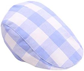 ACVIP Baby Toddler Boys Girls Plaid Flat Cap Kids Driver Cabbie Hat