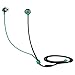 Zipbuds Slide Sport Earbuds with Mic (Most Durable, Tangle-Free, Workout in-Ear Headphones) - Guaranteed for Life - (Black Sea)
