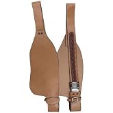Showman Smooth Leather Replacement Fenders Pair Pony Size