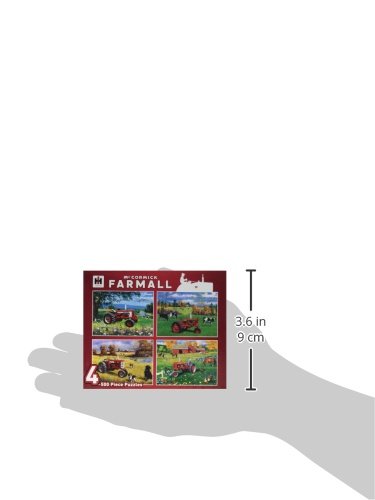 MasterPieces Farmall 4-Pack 500 Piece Jigsaw Puzzles by Greg Giordano