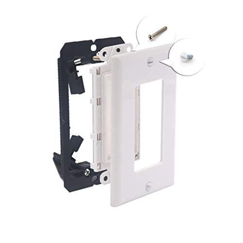 image for VCE 3 Pack Single Brush Wall Plate with Single Gang Low Voltage Mounti