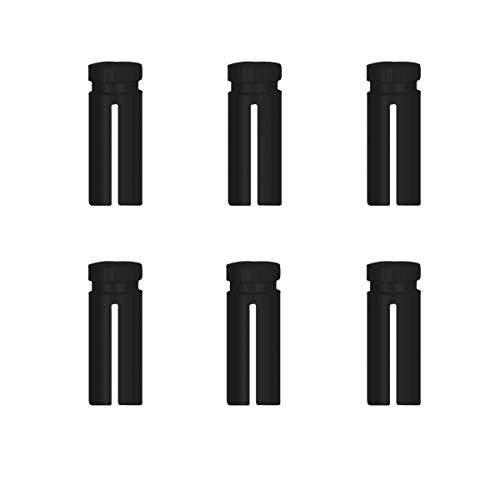 kwmobile 6X Dart Flight Protector - Set of 6 Metal Dart Flight Guard Protectors for Metal and Soft Tip Darts - Thumbnail 5