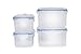 STOREFRESH FOOD CONTAINERS (8 Piece Set) - Plastic Containers with Lids & Vacuum Seal Technology, Vacuum Sealed Food Storage Lunch Tupperware Containers - Keep Food Ultra Fresh