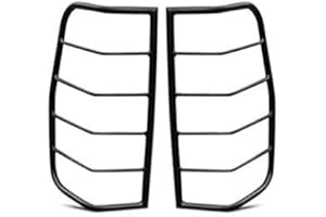 TAC TRUCK ACCESSORIES COMPANY TAC Rear Tail Light Guards Cover Protector Fit 2004-2008 Ford F-150 Pick-Up TLG Black Taillight (1 Pair)