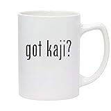 got kaji? - 14oz White Ceramic Statesman Coffee Mug