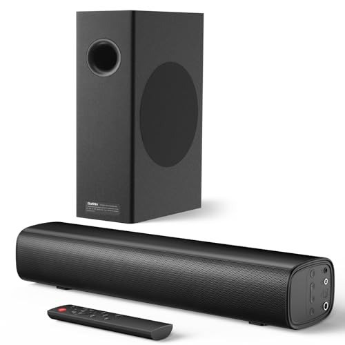 Saiyin Soundbar Subwoofer 14.2" Compact Soundbar