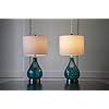 Decor Therapy MP1054 Table Lamp, Emerald Blue Green, 2 Count