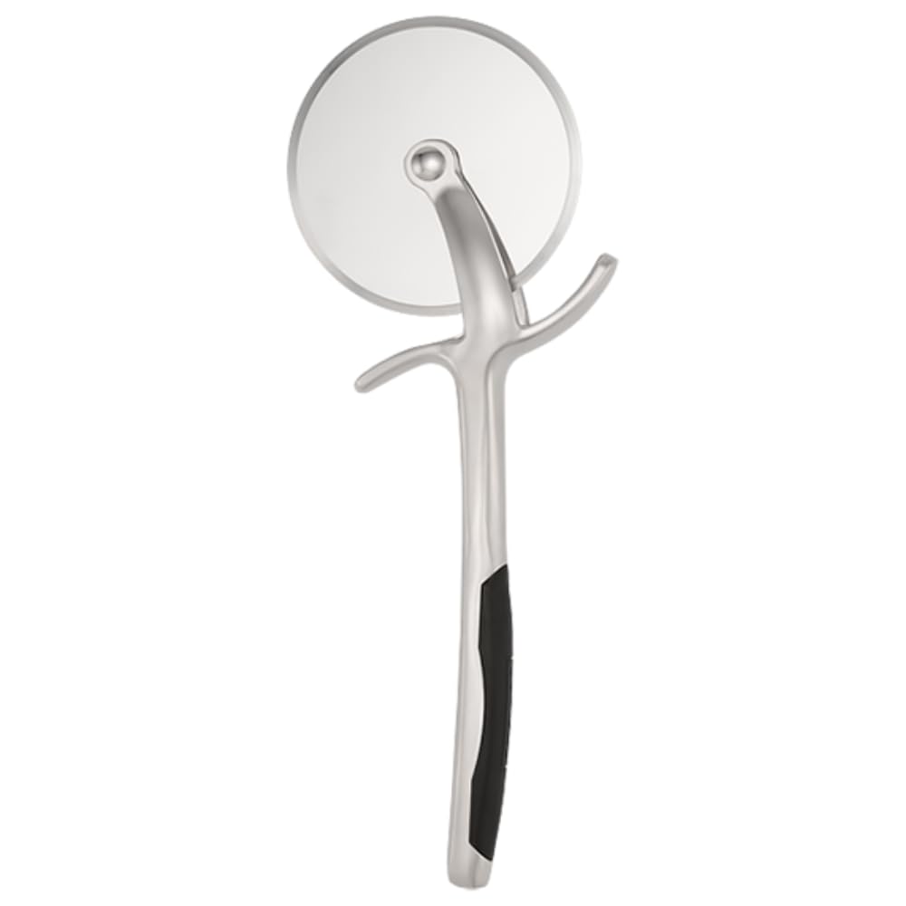 Stellar Contour Gadgets Pizza Cutter/Wheel, Cushioned Grip, Dishwasher Safe, Chrome Plated Zinc Alloy