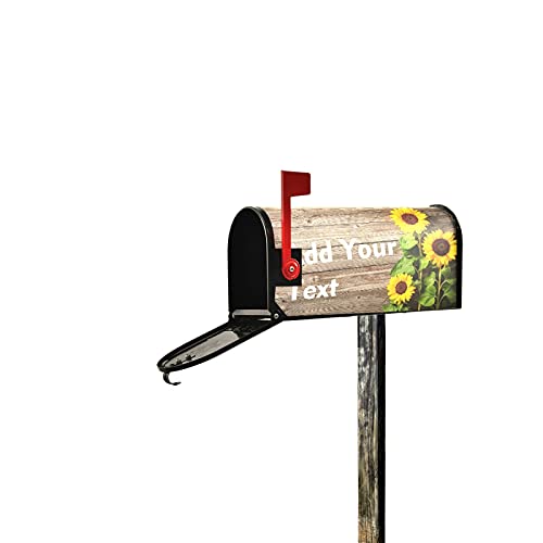 Sunflowers Magnetic Mailbox Cover - Standard Size 18x21 Inch, Weatherproof PVC Mailbox Wrap - View #7