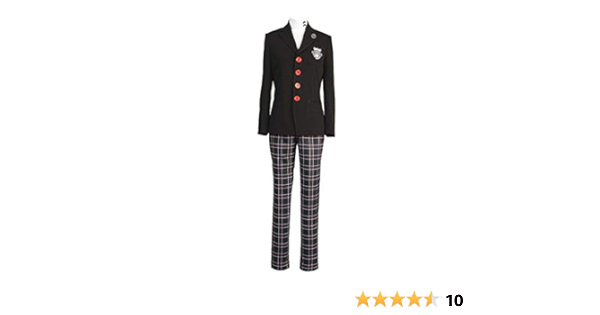 Amazon Com Starfun Persona 5 P5 Joker Protagonist Cosplay Costume Akira Kurusu Shujin Academy School Uniform Suit Clothing Shoes Jewelry