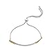 Silpada 'Curved Arrow' Bolo Chain Bracelet in Sterling Silver & Brass, 9