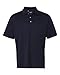 adidas Men's Climalite Textured Solid Polo (Navy) (Medium)