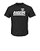 NFL Oakland Raiders Men's Passing Game Short Sleeve Basic Tee, XX-Large, Black