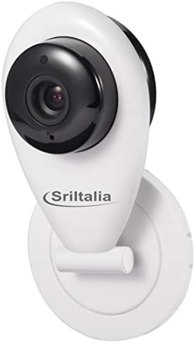 SriItalia ONVIF Wireless Camera Webcam Motion Sensor, WiFi, Support Micro SD Slot Up To 128 GB