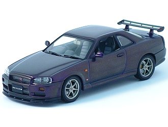 1999 Nissan Skyline Gtr R34 Diecast Car Model 1 43 Midnight Purple Die Cast Car By Autoart Buy Online In Honduras At Honduras Desertcart Com Productid