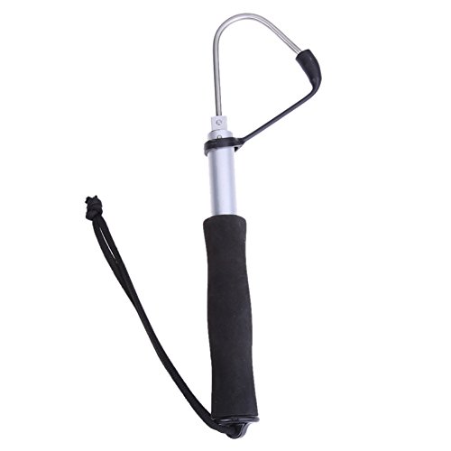 Smartcoco Dopromal Telescopic Stainless Steel Fish Gaff Fishing Spear Hook Telescope Saltwater Boat Hand Gaff