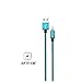 StyleTech Inc. Nylon Braided 3 Feet 8 Pin Certified Lightning Cable USB Syncing Charger for iPhone X/8/7/6s/6/5/5s/SE/Plus iPad Mini/Air/Pro (1.) Blue)