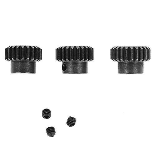 VGEBY Pinion Gear Set, RC Car Motor Gears Combo Hardening Chrome Steel Pinion Gear Set 21T 22T 23T 48Dp Car Model Accessory Model Toy