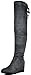 DREAM PAIRS LEGGY Women's Stretchy Faux Suede Fashion Multi-Wear Over The Knee Low Hidden Wedge Heel Thigh High Boots