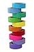 Scraft Artise (10) Rolls of Rainbow Washi Tape, Japanese Masking Tape Set, 15mm x 10m, Approx. 5/8