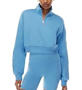 half zip sweatshirt women's