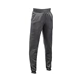 Under Armour Boys' Storm Armour Fleece Jogger, Carbon Heather/Black, Youth Medium