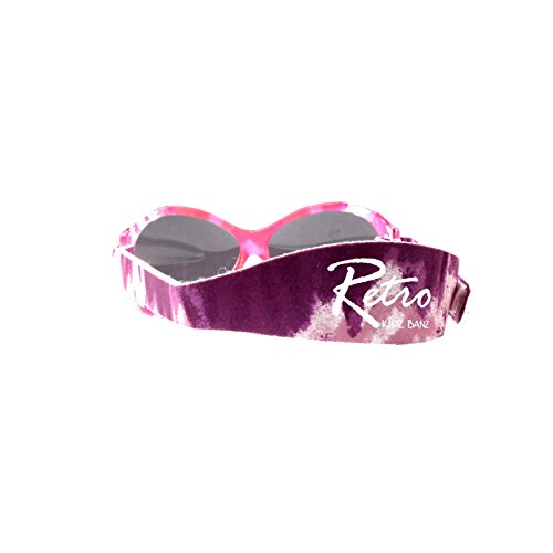 Kidz Banz Retro Banz Oval Kidz Sunglasses, Pink Diva Camo 2-5 Years