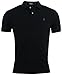 Polo Ralph Lauren Mens Classic Fit Mesh Polo Shirt - M - Black