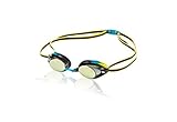 Speedo Jr. Vanquisher 2.0 Mirrored Swim Goggles, Vivid Teal, One Size