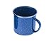 GSI Outdoors Camp Table Set for 4 I Includes Enamel Pioneer Plates, Bowls, & Coffee Mugs for Camping, Outdoors, RV