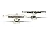 Exodus Spartan Wide 32mm Fingerboard Trucks W/ Tuning - Silver