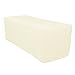 LinenTablecloth 4 ft. Fitted Polyester Tablecloth Ivory