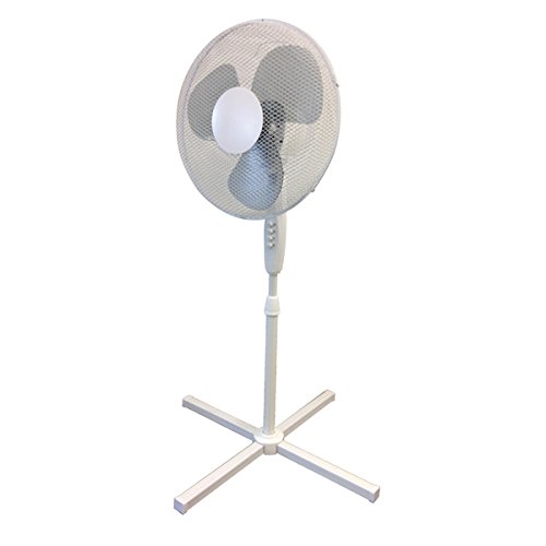Daewoo 16" Electric Oscillating Floor Standing Pedestal Air Cooling Fan