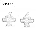 2 Pack Clear Thick Quartz Cap