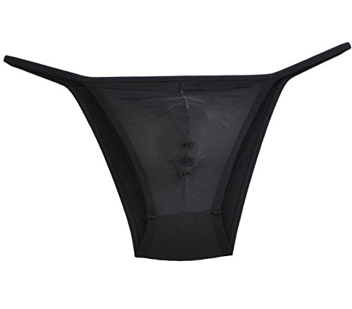 Men's Bluge Pouch Bikini Brief Mini Boxer Solid Gay Underwear Male Rope Briefs