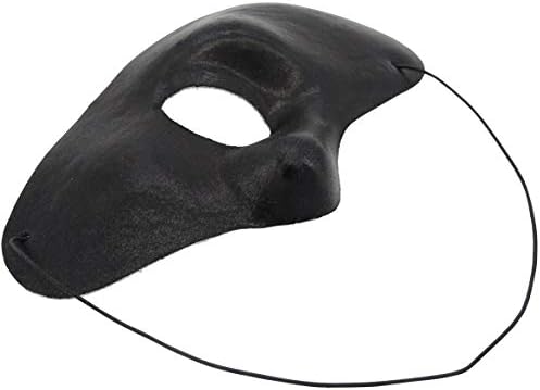 Phantom of The Opera Mask 1/2 Half Face Mask, Black