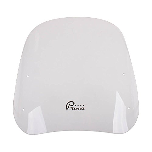 Pitmoto - WSPRIMA1 - Windshield - Prima (Medium); Universal Mirror Mount