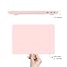iBenzer Soft-Touch Series Plastic Hard Case for Apple Macbook Pro 13-Inch with/without Touch Bar and Touch ID - Rose Quartz