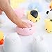WATINC 24 Pcs Easter Eggs Filled with Mochi Squishy Colorful Cute Animal Squishy Kawaii Mini Soft Squeeze Toy Fidget Hand Toy for Kids Stress Relief Decoration Simulation Lovely Toy