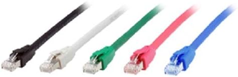 Equip Patch Cable Cat8.1 S/FTP 2x RJ45 3.00 m Black, Black,Copper