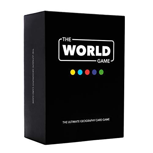The World Game - Geography Card Game - Educational Board Game for Adults, Family & Kids