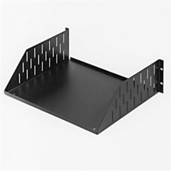 Penn Elcom 3U Black Rack Shelf R1194/3UK - 368mm Deep, Black - Standard