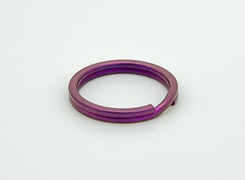 Urban Operators Titanium 1-Inch Anodized Keyring - Pink