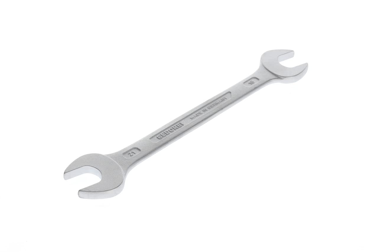 Gedore 6-18X21 18 x 21 mm D3110 Double Open Ended Spanner - Silver