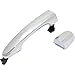 Parts Galaxy Exterior Door Handle for 2011-2015 Kia Sorento Rear, Driver Side Chrome Plastic