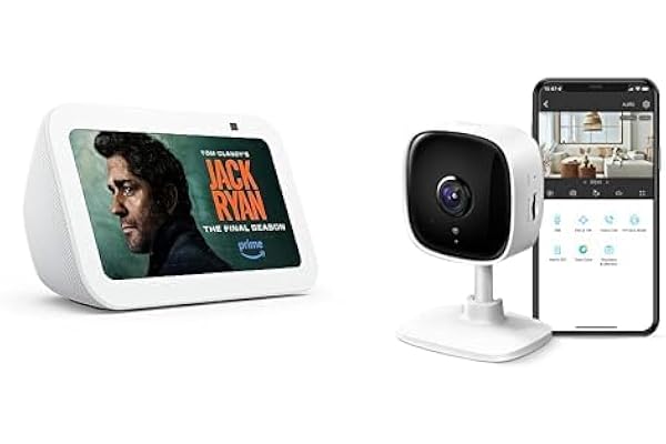 Echo Show 5 with TP-Link Tapo 2K Indoor Security Camera